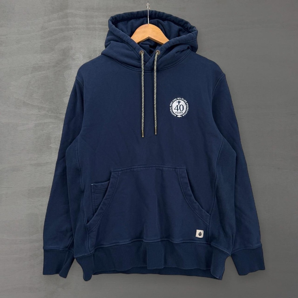 Stio Heavyweight Hoodie Navy Blue National Fish and Wildlife Foundation Large